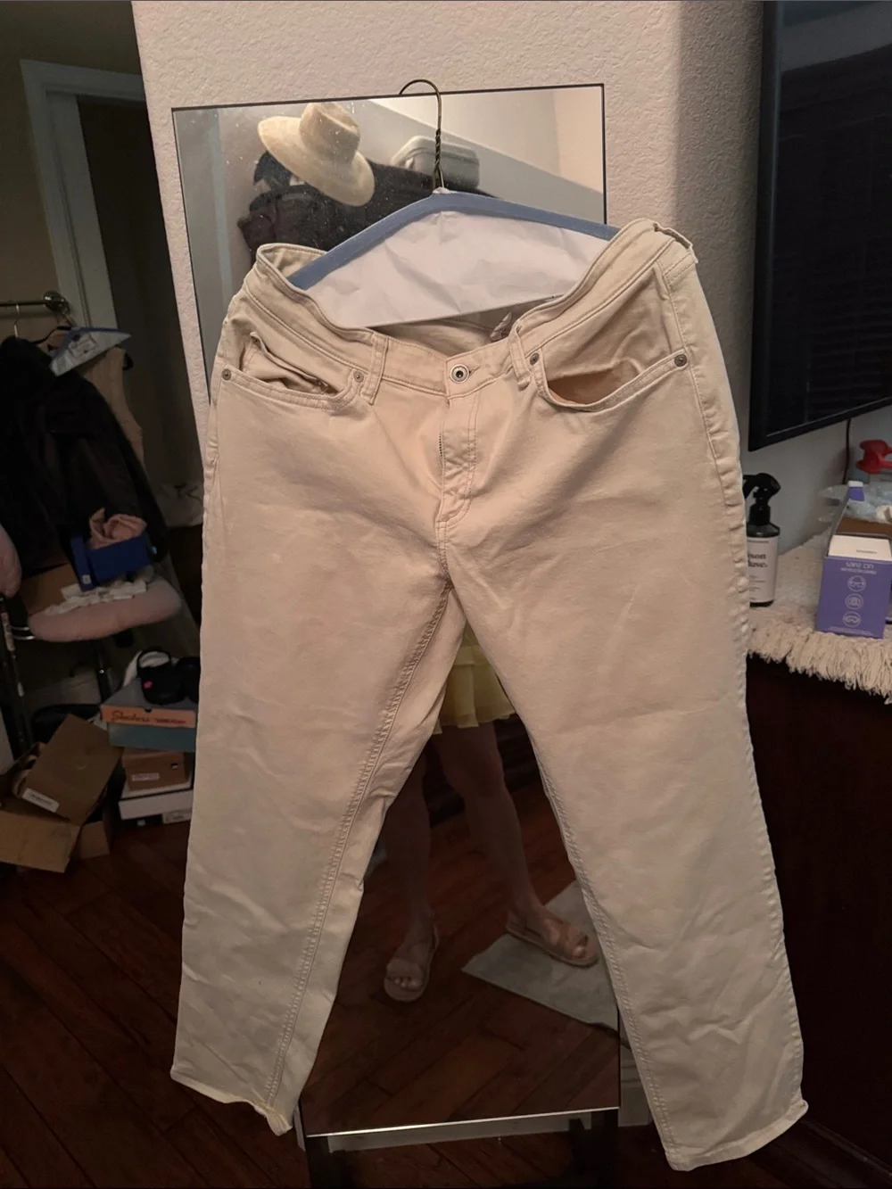 rag & bone Cream Women's Jeans